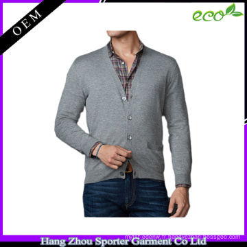 16FZCAS02 pull en cachemire cardigan homme